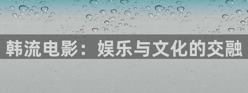 里番动漫电影：韩流电影：娱乐与文化的交融